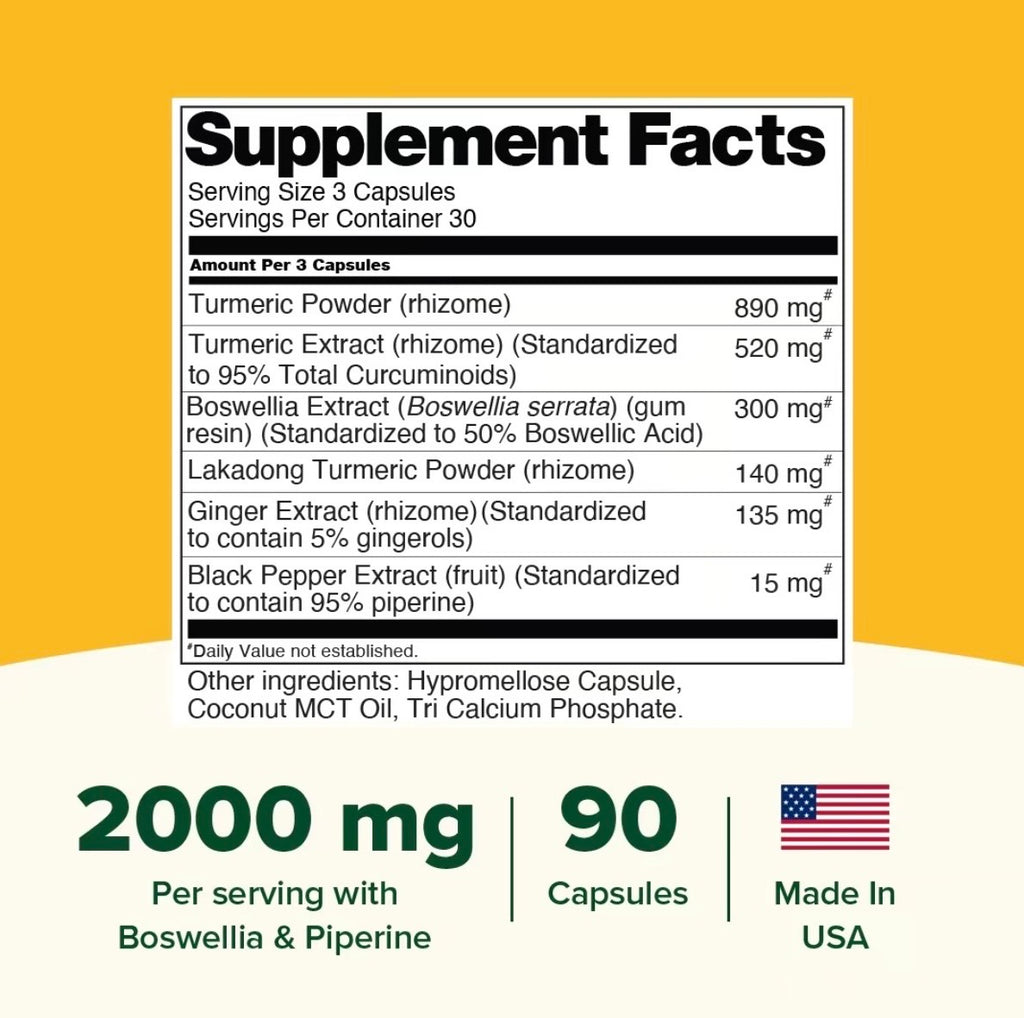 VAHDAM Turmeric Curcumin